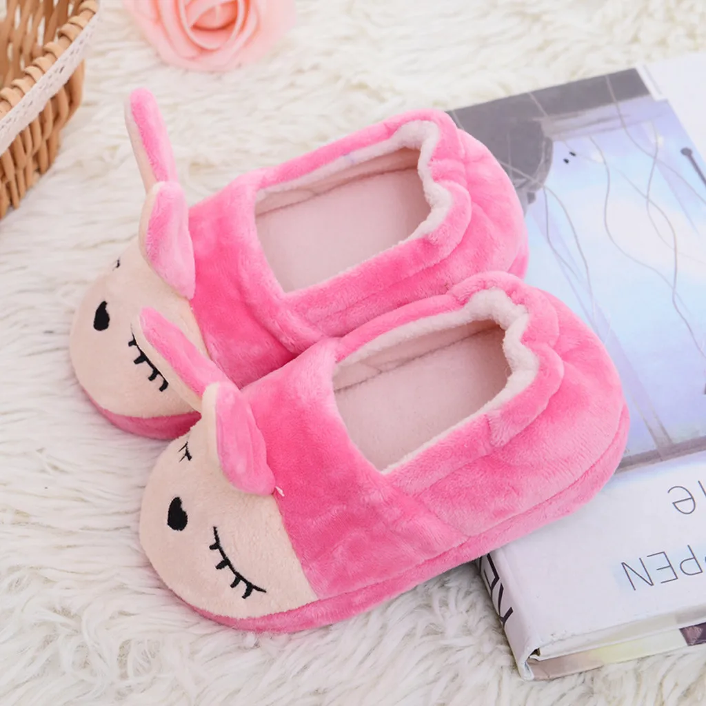 

Toddler Infant Kids Baby Warm Shoes Boys Girls Cartoon Soft-Soled Slippers Boys Girls Casual Styles Shoes Soft Comfortable Kids