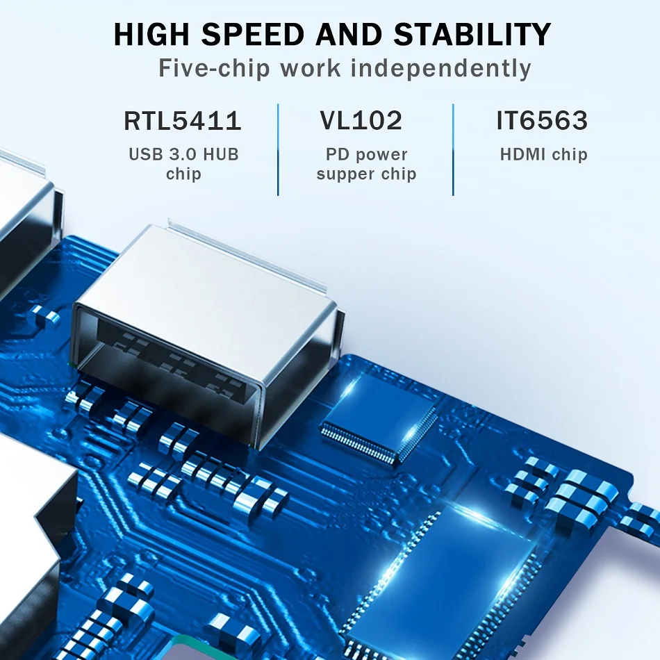 USB C Hub Type C 3 1 Adapter Splitter Multi USB 3 0 HDMI VGA RJ45 4