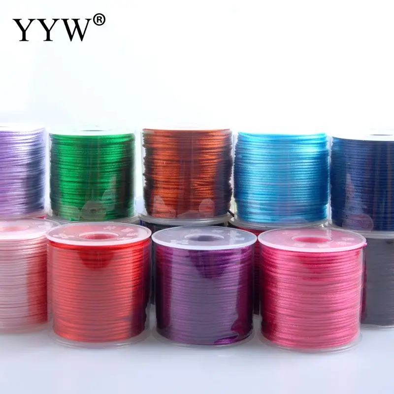 

1.5mm Polyamide Cord Thread Wire Cord For Diy Jewelry Findings Making Waxed Thread String Cords Necklace Chokers 50m/Spool