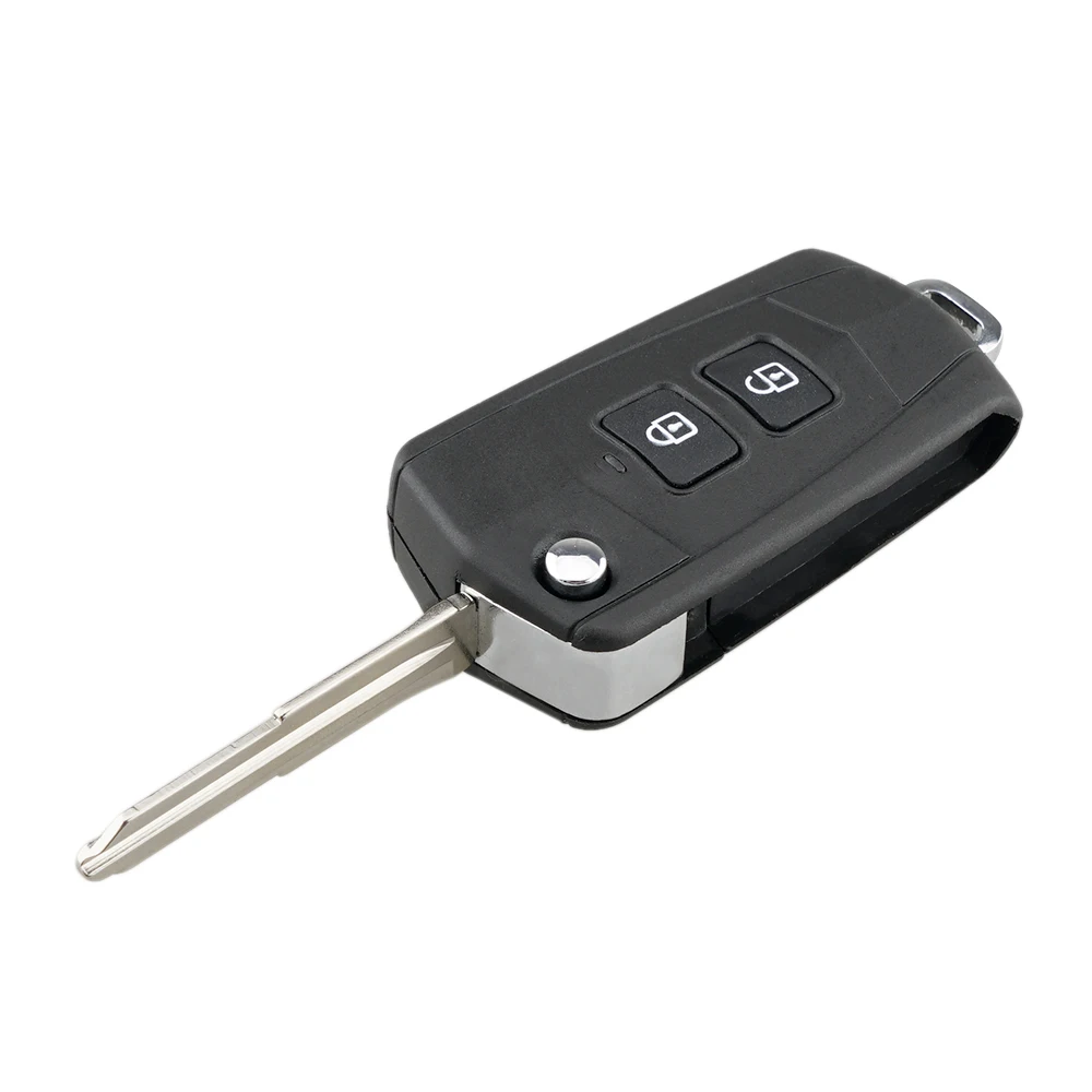 Car Key Shell Key Case For Hyundai Santa Fe 2006-2010 Car Key Shell 2 Buttons Car Remote Key Case For Hyundai Flip Floping Auto
