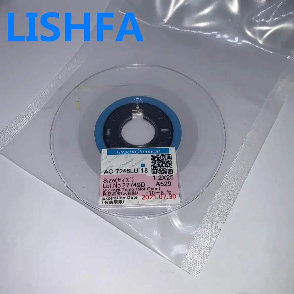 Filme condutor anisotrópico do acf do lcd: AC-2056R-35 AC-2056R-35/1.5*10m  25m 50m 2.0 m 100m 200m novo datecode para o reparo da tela do lcd -  AliExpress