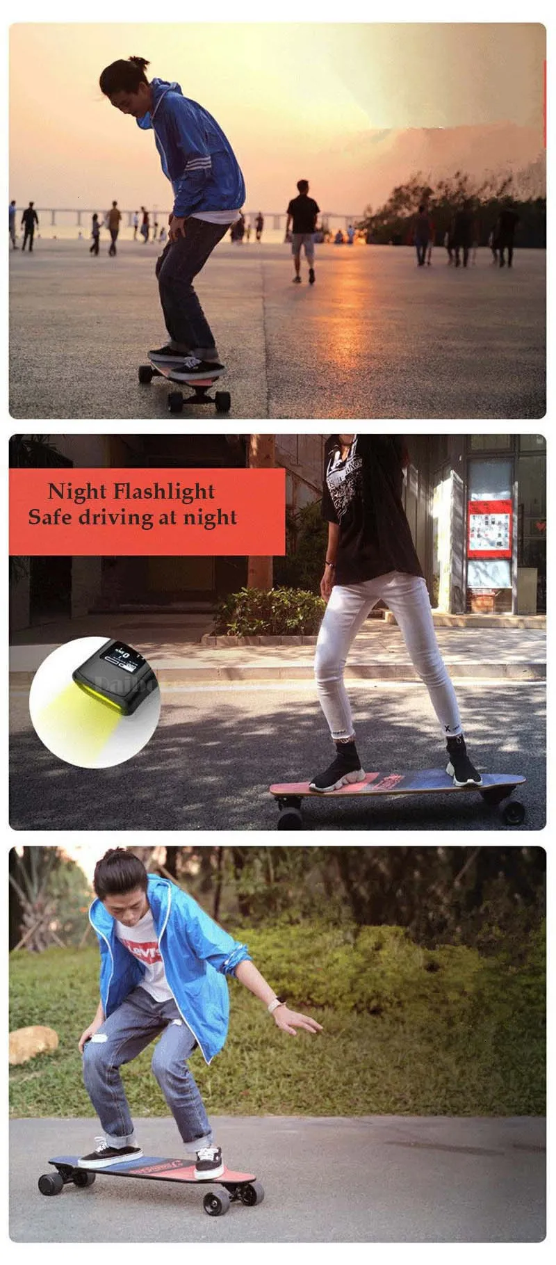 Electric Scooter Adult Four Wheels Electric Scooters Brushless Motor 36V 960W Electric Skateboard Longboard 40KMH (15)