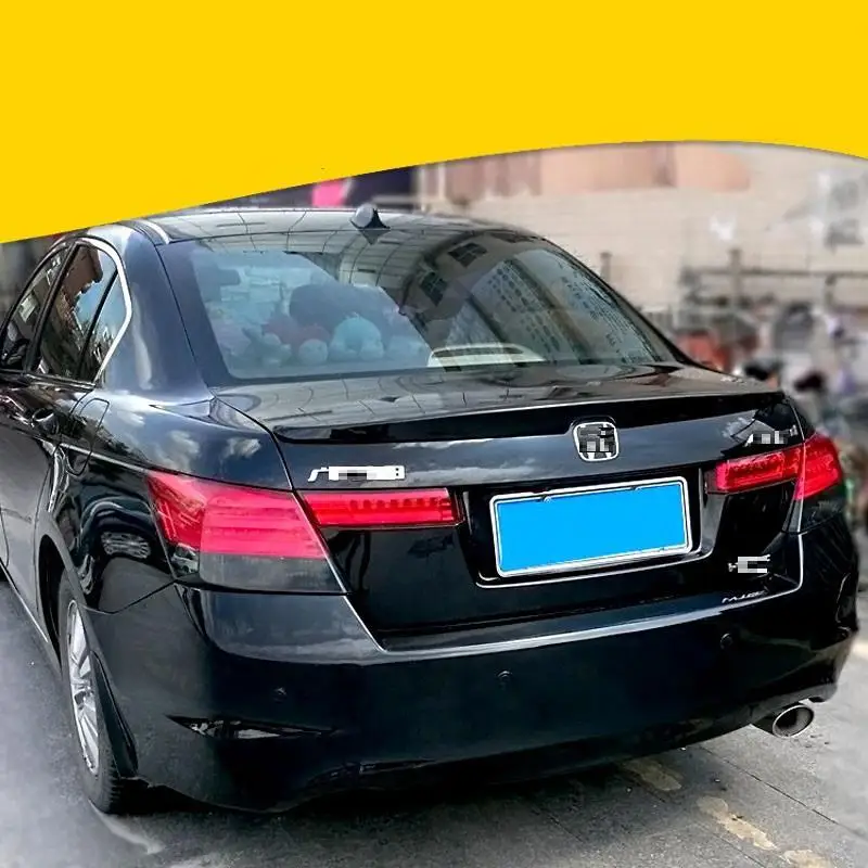 Number 1 Внешний протектор Авто Модернизированный Automovil Модифицированная Персонализированная модификация Спойлеры крылья 08 09 10 11 12 13 для Honda Accord - Цвет: Number 1