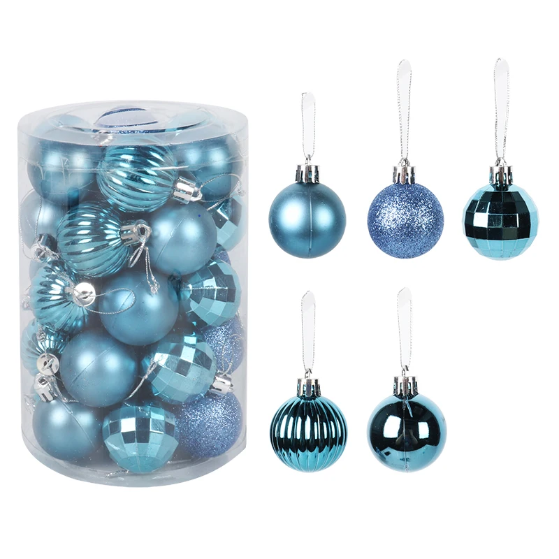 Assorted Color Christmas Balls Christmas Tree Ornaments Balls xmas decorations Hanging Tree Pendants New Year 2021 Gift Noel 