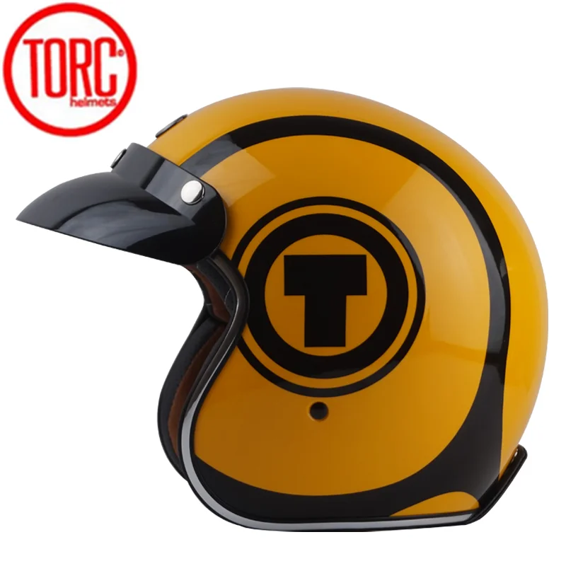 Винтажный шлем Torc t57 3/4 с открытым лицом для мотоцикла|torc t57|open facemotorcycle helmet |
