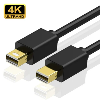 

4K High quality Mini DP to Mini DP Male to Male Displayport Cable for Macbook/Mac Lenovo Dell Displayport cable