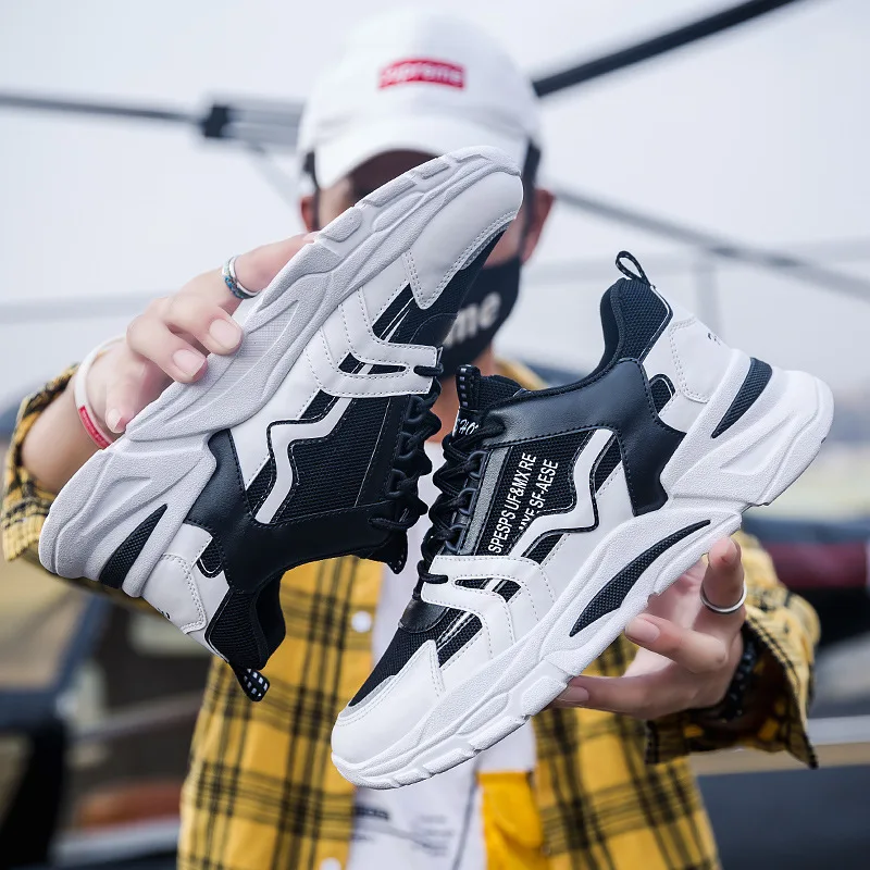 

2020 Spring New Style INS Fire of Old Man Shoes Korean-style Trend Versatile Men Athletic Shoes Online Celebrity Low Top MEN'S S