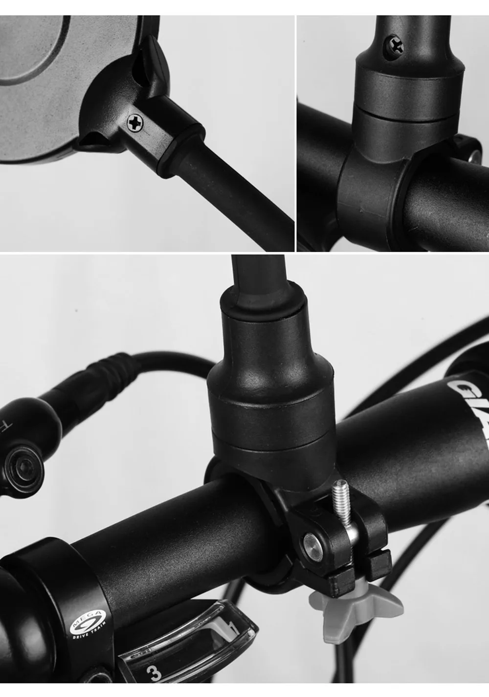 Bicycle Mirror MTB Road Bike Rearview Mirror Motorcycle Electric Vehicle Handlebar Flexible Safe Rear View Cycling Mirror BC0355 (11)