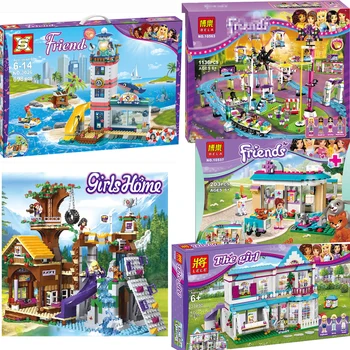 

Vet Clinic Compatible With Lepining Friends For Girls Series Set Emma Stephanie Mia Olivia Andrea Building Blocks Gifts Toys