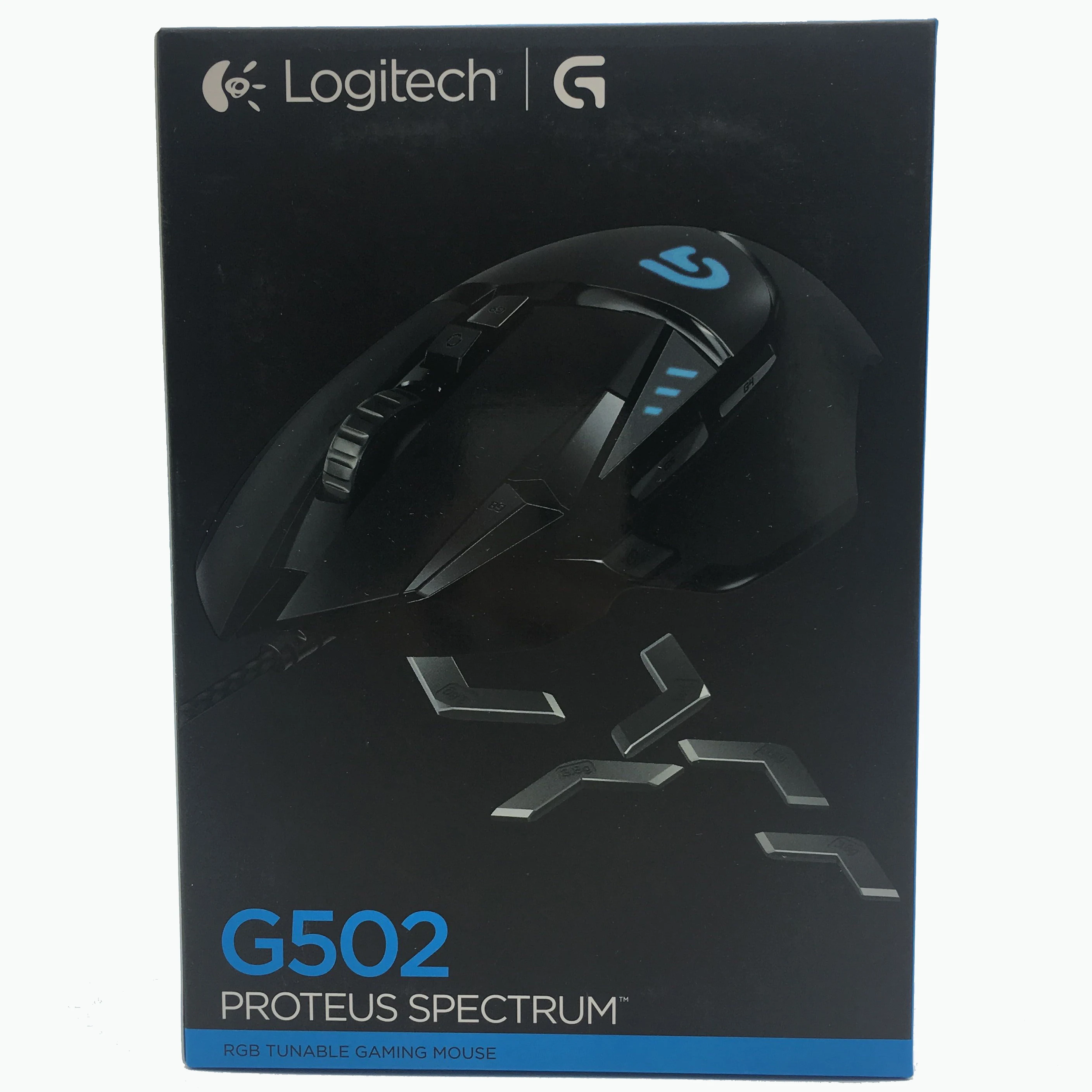 100% натуральная английский упаковка Logitech G502 RGB светодиодный Proteus спектра