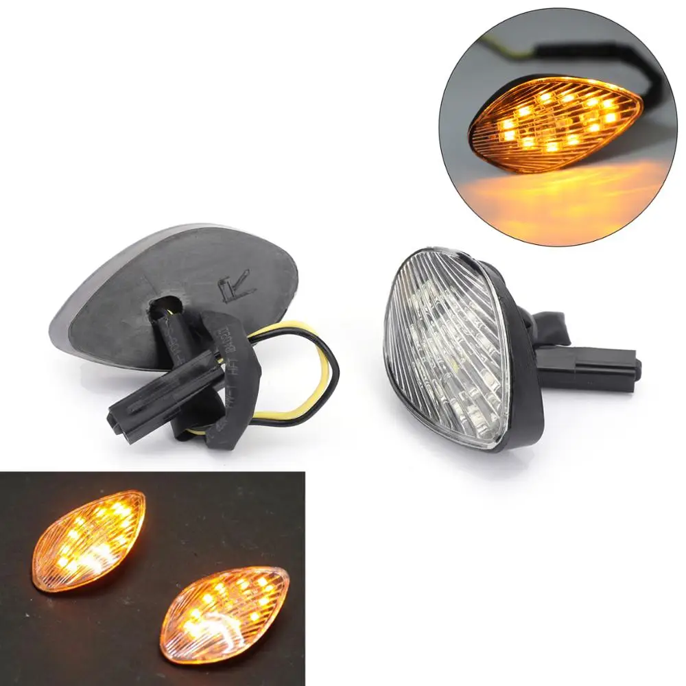 Areyourshop for Honda CBR 1000 RR 2004 2005 Flush Mount LED CBR1000RR Euro Turn Signals Motorcycle Lighting Accessories