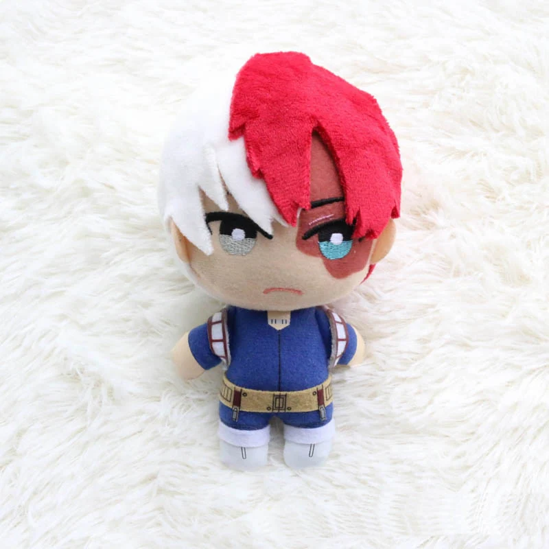 

Skyleshine 15CM Anime My Hero Academia Izuku Midoriya Katsuki Bakugou Shouto Todoroki Plush pendant toy Soft Stuffed dolls Gift
