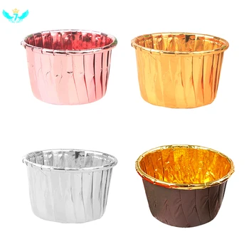 

50 Pcs Large cups Flanging Cake Paper Cups Baking Dessert Table Disposable Commercial High Temperature Muffin Cups HTML