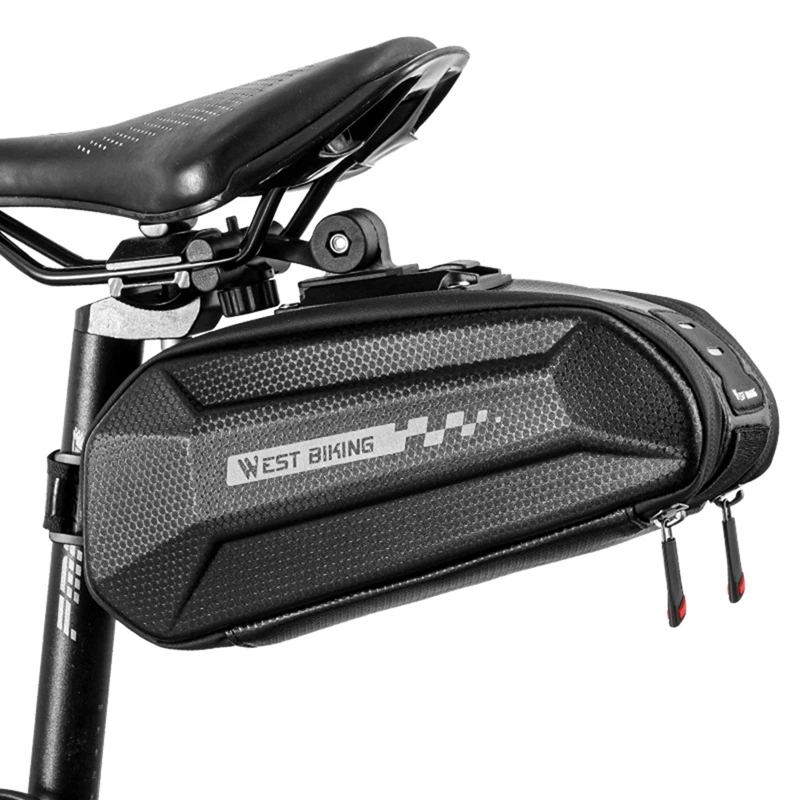 WEST BIKING Bike Saddle Bag Seat Under 1.8L Bicycle Cycling Accessories for Mountain Road | Спорт и развлечения