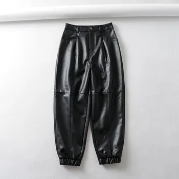 

Woah 2019 WF60-1390 European and American fashion faux fur slacks