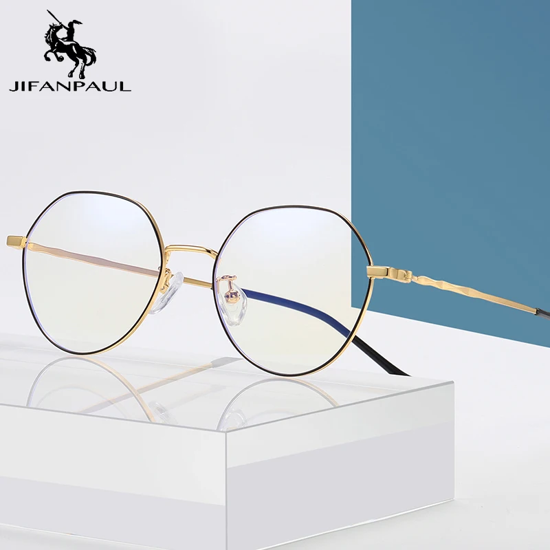 

JIFANPAUL Phone Glasses Radiation Light Men's Flat Mirror Computer Glasses Anti Blue Ray Glasses Clear Black Glasses Mobile
