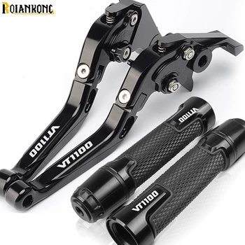 

For Honda VT1100 T ACE TOURER 1998-2000 VT 1100 C2 ACE 1995 1996 1997 1998 1999 Motorcycle CNC Handle Grips Brake Levers Clutch