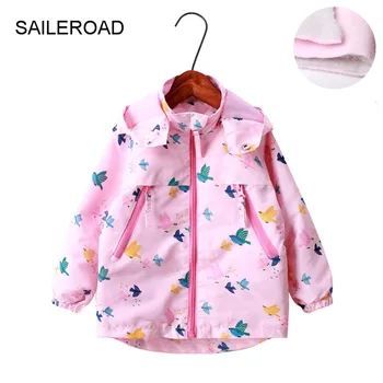 

SAILEROAD 2020 Children Winter Thicker Girls Coat Heavy Outwear Kids Coat Fit 3-9Years for Winter Autumn Kids Wear Hoodies