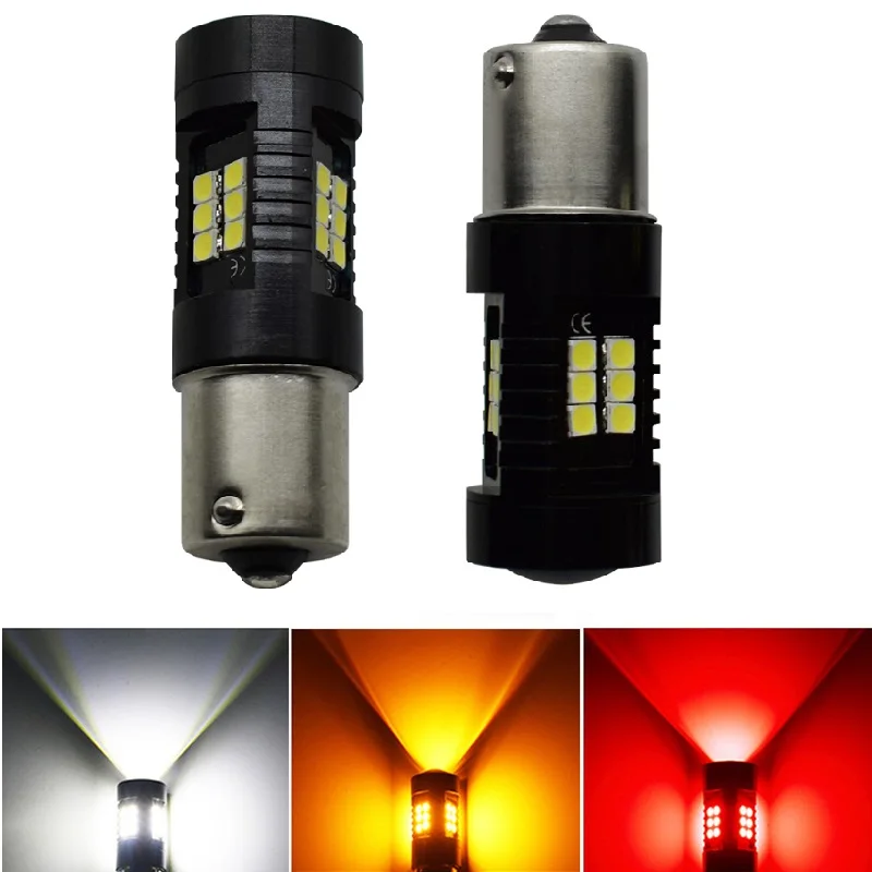 

10 шт., автомобисветильник светодиодные фсветильник 1156 1157 3030 21smd