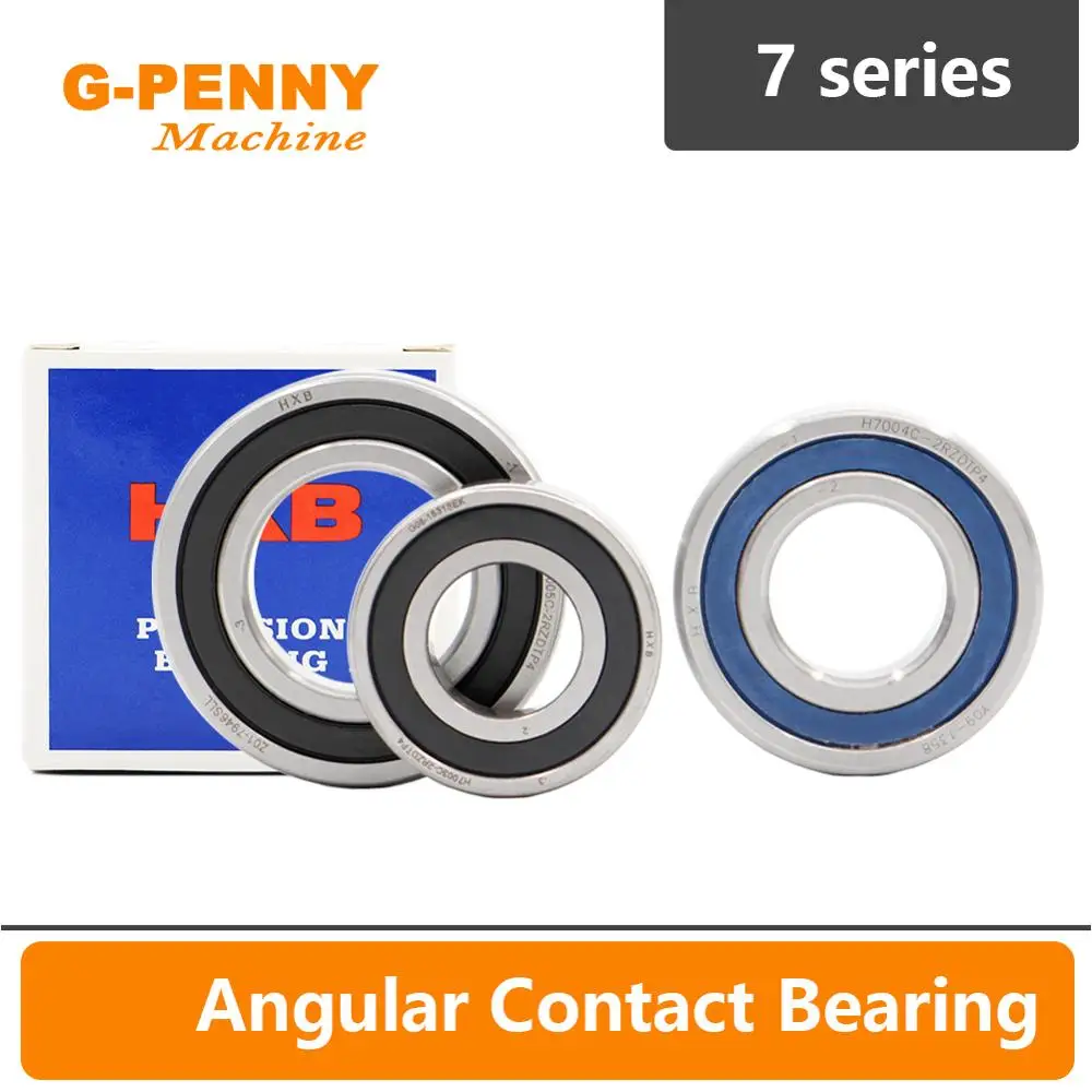 CNC 2 .2kw Spindle motor P4 bearings Ceramic bearings 7 Series 7005 x 7002 4 pcs bearings full set Angular Contacting Bearing afbeelding
