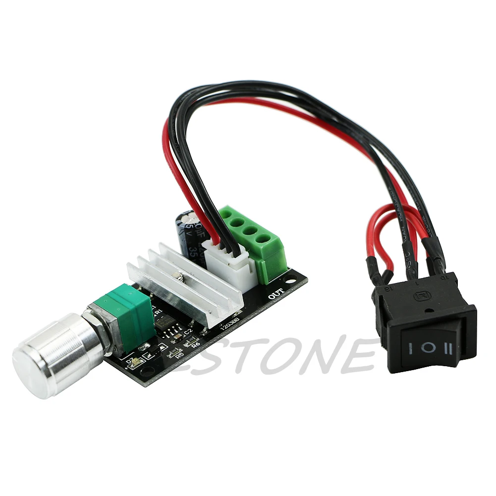 DC6V12V24V Реверсивный Переключатель PWM регулятор скорости двигателя регулятор скорости