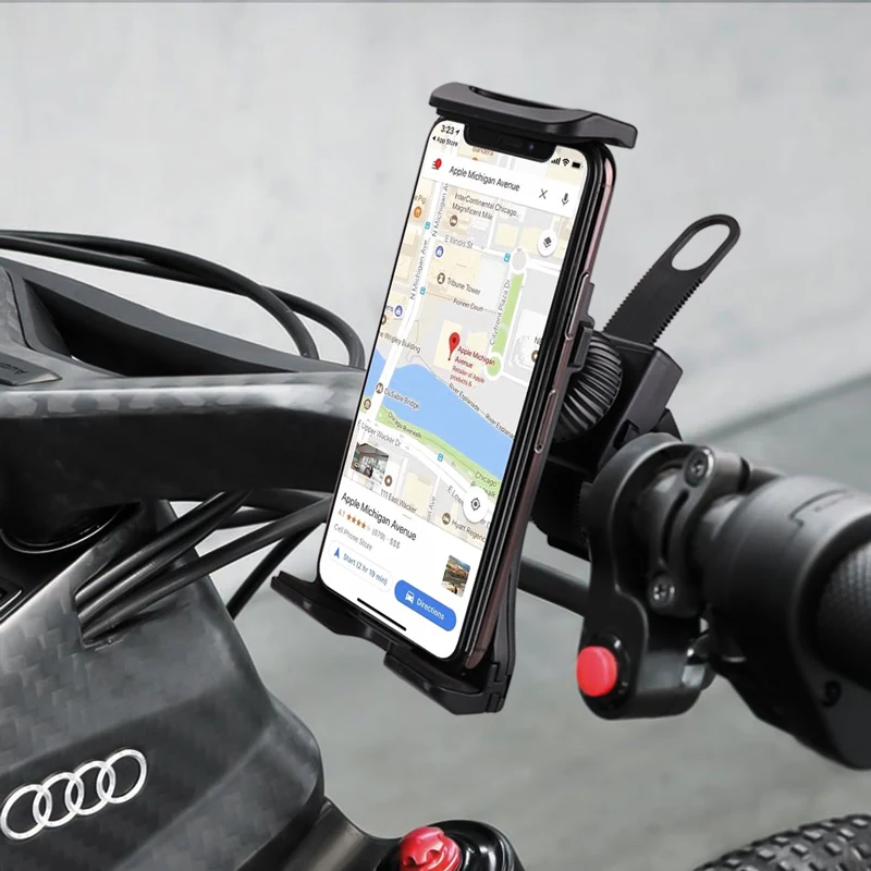 Universal Motorcycle Bike Bicycle Mobile Phone Holder For iPhone X XS Max XR Xiaomi Tablet Mount GPS Stand Bracket |