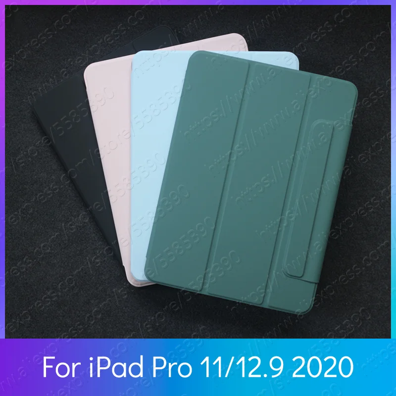 MXT92 Смарт Фолио с карандашом держатель для iPad Pro 12 9 2020 чехол 4th Магнитный Флип