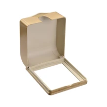 Uxcell всепогодный выход крышка в использовании штепсельная розетка протектор для внутреннего использования s 116x126x48 мм Золотой