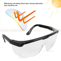 Clear Eye Protection Dustproof Windproof Anti-Fog Safety Adjustable Glasses Wear-Resistant Laboratory Dust-Proof Paint Glasses