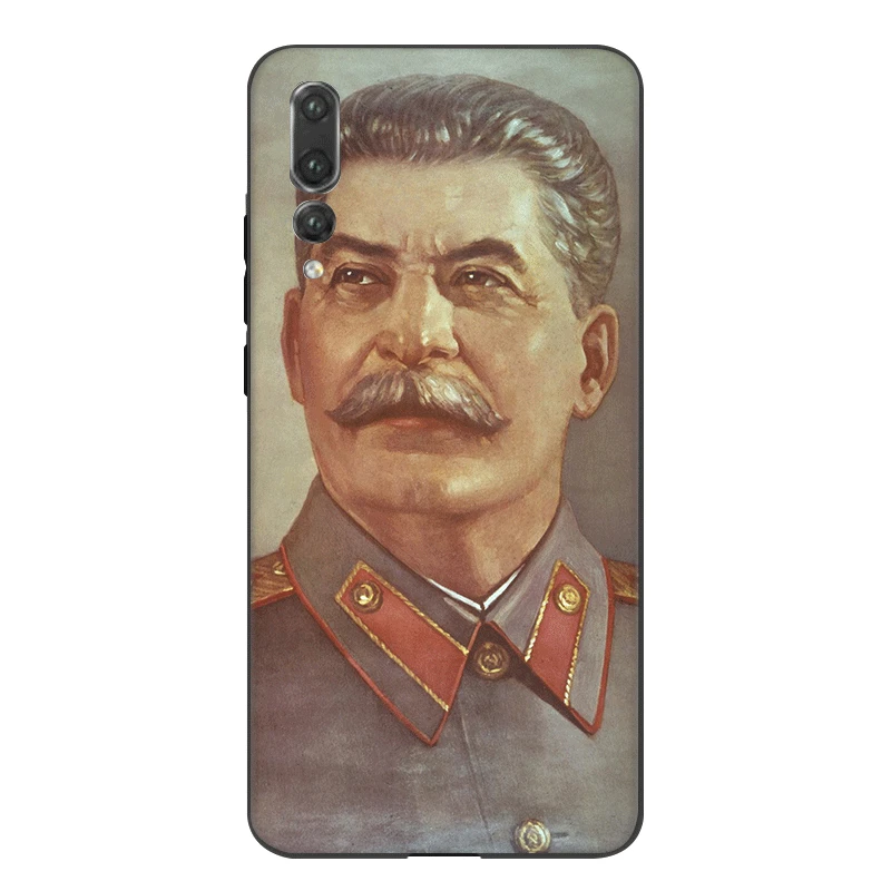 Чехол для мобильного телефона из ТПУ для Honor 6A 7A 7X 7C 8X 8C 9X View 20 10 Lite Pro Cover русский коммандер Сталин специальное предложение - Цвет: B1