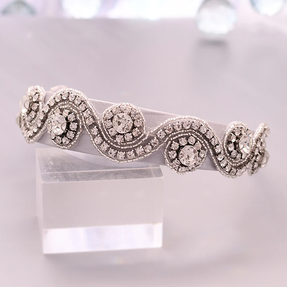 Обруч для волос в стиле барокко с кристаллами | Украшения и аксессуары