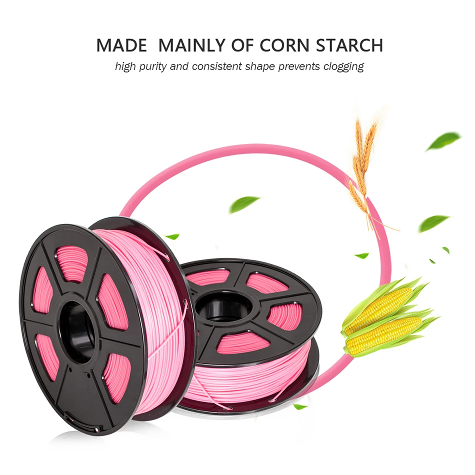 SUNLU 3D PLA нити печатные материалы 1,75 мм нити для 3d принтера игрушки для детей 2.2LBS с упаковкой катушки