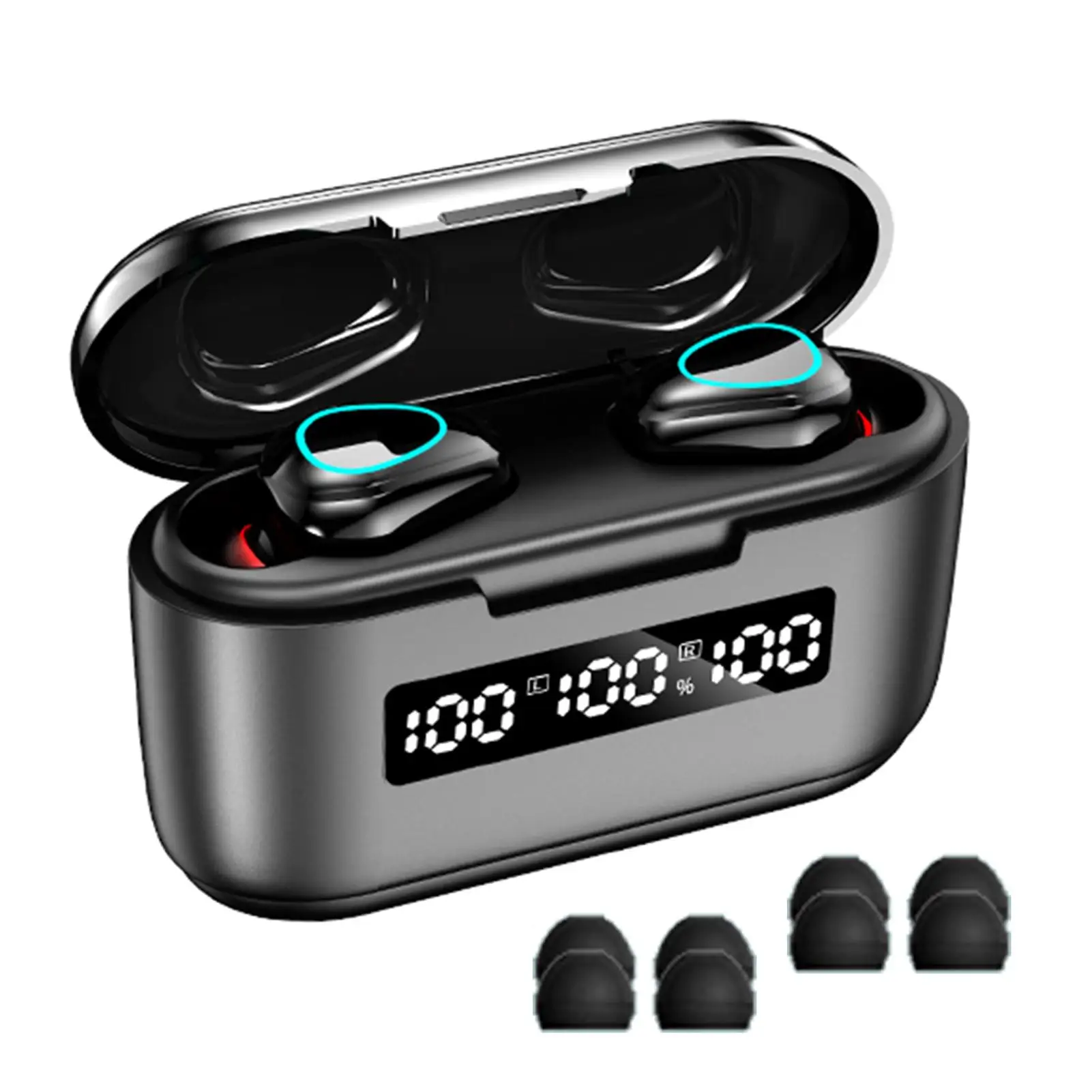 G40 Bluetooth 5 1 TWS Power Display Sport Headsets Earphones with Charging Cable mobile Phone Accessories Bluetooth earphones