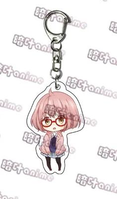 03 Аниме за границей Kyoukai no Kanata Мирай Курияма Kanbara Akihito Косплей акриловый брелок в виде фигуры брелок-подвеска подарки - Цвет: 03