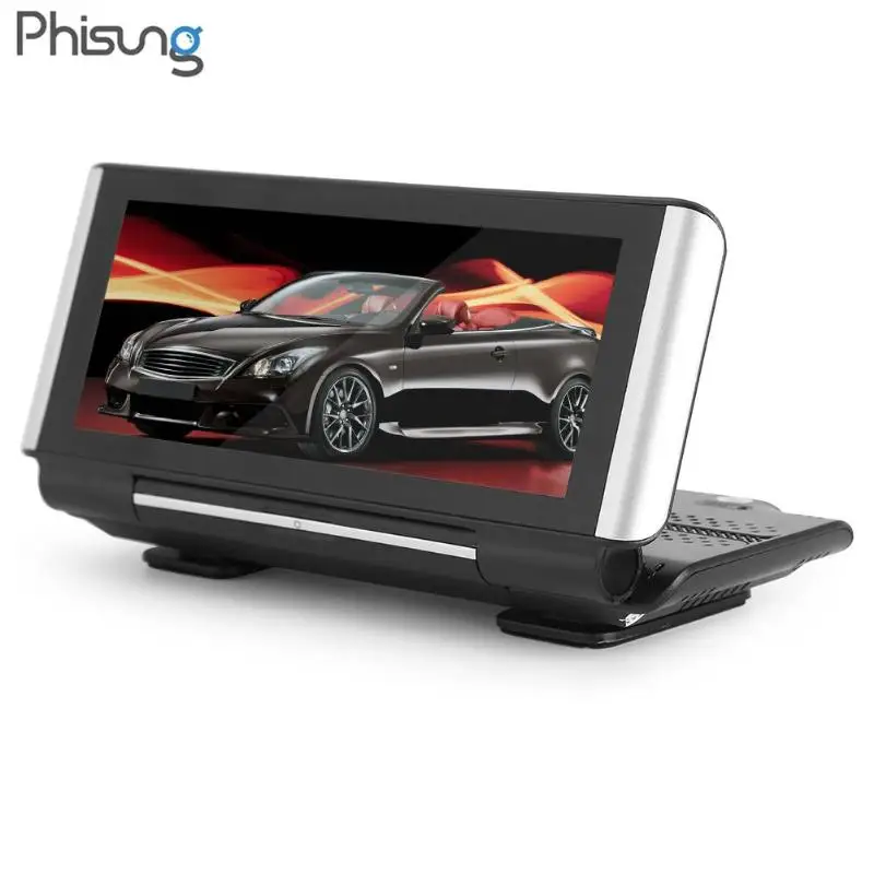 Phisung W09+ Автомобильный видеорегистратор Камера с парковочным радаром двойной объектив видеорегистратор