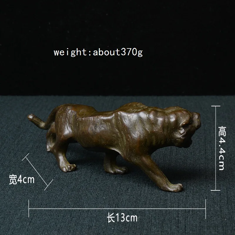 大規模なヴィンテージの虎の像,金属の動物の置物,ラッキーな