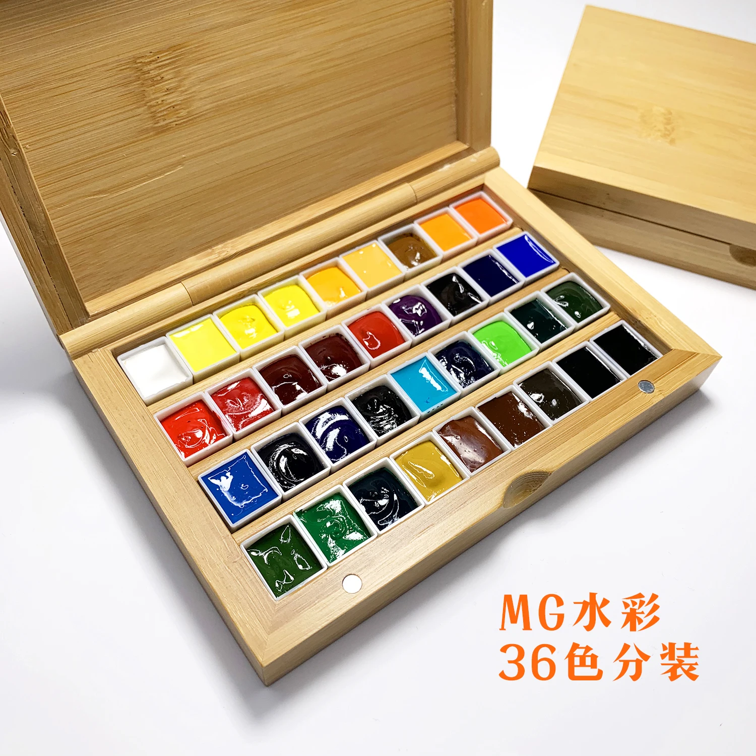 Sottopacchetto Acquarello M. Magnum Artist 36 Colori X 1.8Ml Con Scatola Di Bambù