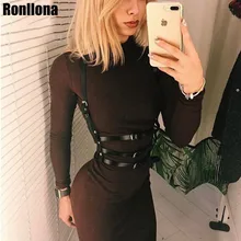 Ronllona кожа БДСМ Для женщин пастельный Готический Фетиш эротический панк готика, Харадзюку свадебные подвязки ремни грудь Связывание Ddlg