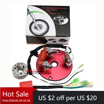 

Performance Magneto Inner Rotor Kit Stator CDI For 110 125 140cc Lifan YX Motorbike Ignition Accessories inflammation Encendido