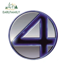 EARLFAMILY 13cm x 13cm The Avengers Logo Super Hero Marvel Car Stickers Car Rear Windshield Bumper Laptop Waterproof Vinyl Decal