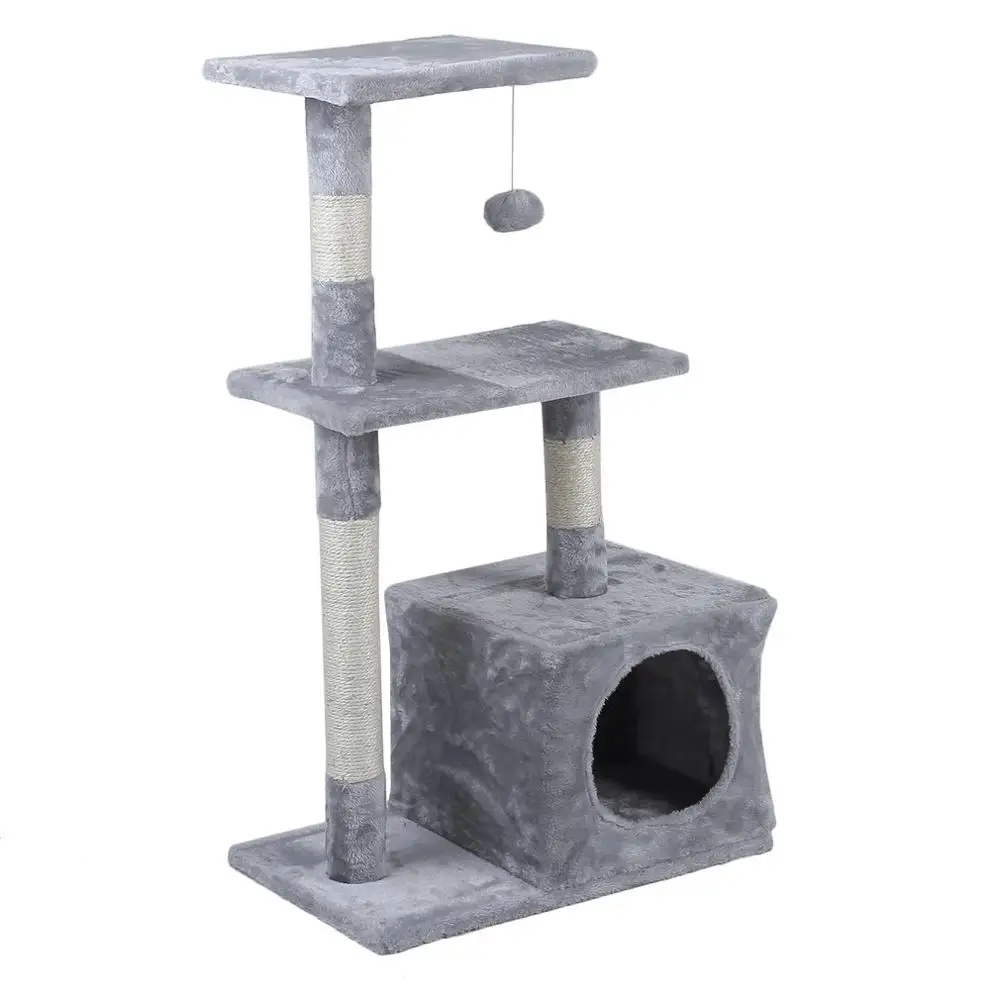 

Climbing Frame Cat'S Tree 85cm Height Speedy Pets Scratching Posts Animals Toys Home Fun Play Jumping Toy