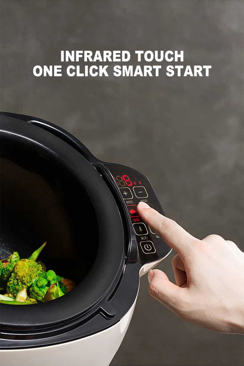Description Picture 6 of itemHousehold Cooking Machine Fully Automatic Cooking Wok Commercial Intelligent Cooking Robot