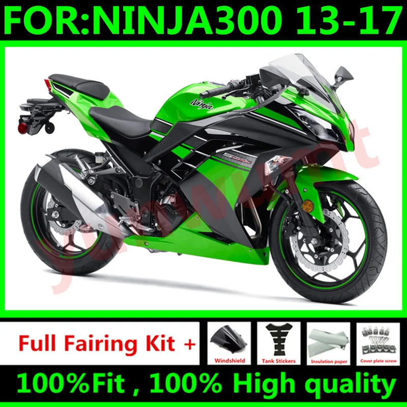 Комплект обтекателей для мотоцикла 100% подходит Kawasaki NINJA300 Ninja EX 300 12 13 14 15 16 17