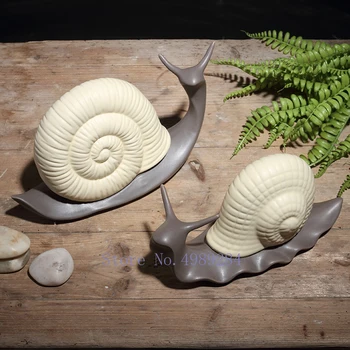 

CREATIVE NORDIC CERAMICS SIMULATED ANIMAL SNAILS HOME INDOOR AND OUTDOOR DECORATIONS GARDEN FLOWER POT ARRANGEMENT DECORATION