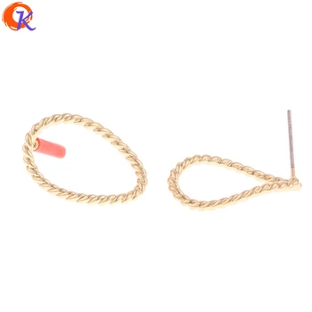 

Cordial Design 100Pcs 15*22MM Jewelry Accessories/Earring Stud/Twisty Ring Shape/Zinc Alloy/DIY Parts/Hand Made/Earring Findings