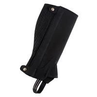 Microfiber Equestrian Gaiter Half Chaps Durable Horse Riding Boots Cover Adult Children Leg Guard Leggings Equitation Equipment 2