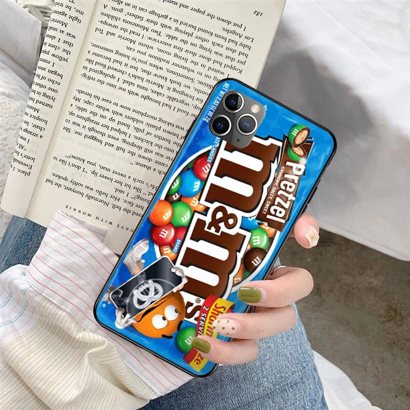 

M & Ms Chocolate Box Phone Case For Iphone XR X 6 6S 7 8 Plus Winter Fundas Apple 11 Pro XS Max SE 2020 iphone 12 pro max 12mini