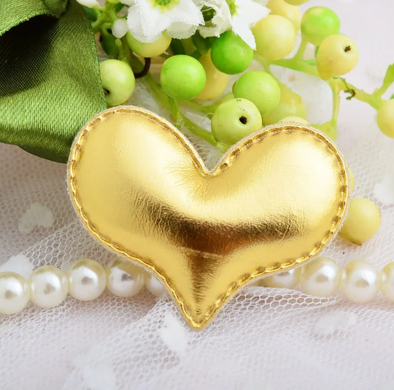 Заколки для волос из ПУ кожи с блестками и сердечками|accessories fashion|fashion accessorieschildren