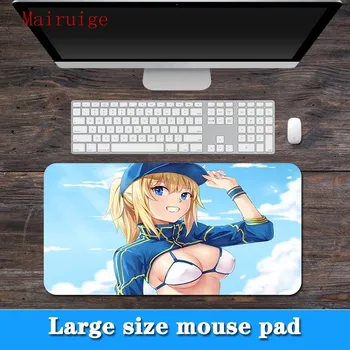 

Mairuige Big Promotion Specifications Multi Size Anime sport girl Pattern Lock Edge PC Computer Laptop Mouse Pad