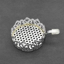1Pc Shisha narguilé porte-charbon de bois en métal Shisha bol de charbon avec poignée en Silicone eau fumer accessoires(China)